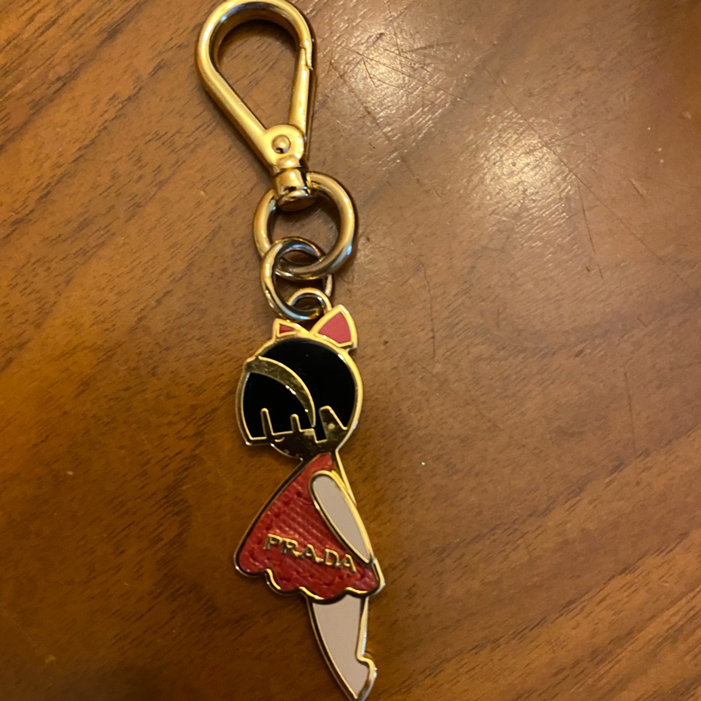 Prada Saffiano Keychain